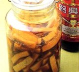 写真:大根の紹興酒漬け