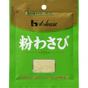 写真：２７ｇ粉わさび袋入り