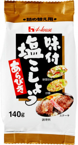 写真：１４０ｇ味付塩こしょうあらびき詰め替え用