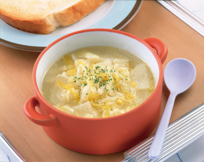 写真：ポアロねぎのスープ