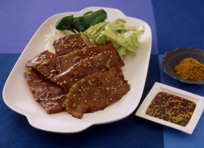 写真：カレー風味の焼肉