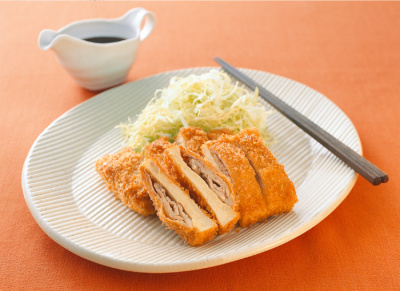 写真：高野豆腐のとんかつ