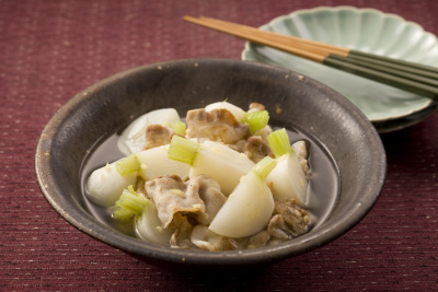 写真：かぶと豚バラ肉のしょうが煮