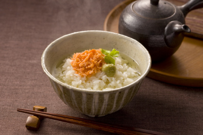 写真：わさび茶漬け