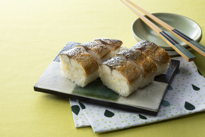 写真：焼きさば棒ずし