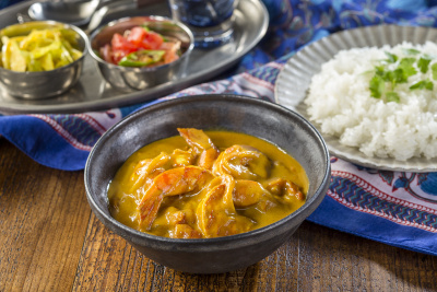 写真：ＧＡＢＡＮカレーパウダーで作るえびカレー