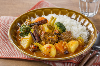 写真：冬野菜のスパイスカレー