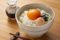 写真：卵かけ たらこごはん