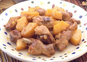 鶏骨付き肉とパイナップルの煮こみ レシピをみる スパイスオブライフ