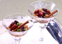 写真:3色豆のシロップ漬け