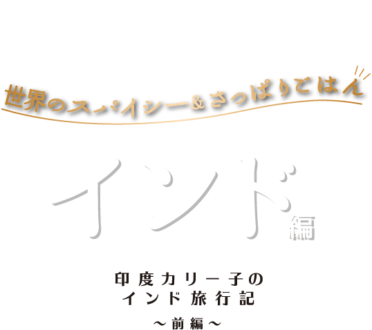 スパイスで旅する世界の食卓 世界のスパイシー＆さっぱりごはん インド編 印度カリー子のインド旅行記 ～前編～